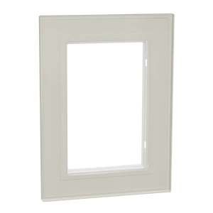 schneider electric Cover plate exxact frame double so glass solid