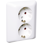 SOCKET-OUTLET ELKO RS NORDIC DSO W/EARTH HOUSING SURFACE