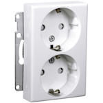 SOCKET-OUTLET ELKO RS NORDIC DSO W/EARTH HOUSING SURFACE