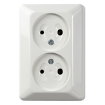 SOCKET OUTLETS DOUBLE OUTLETS INS. SURFACE 12