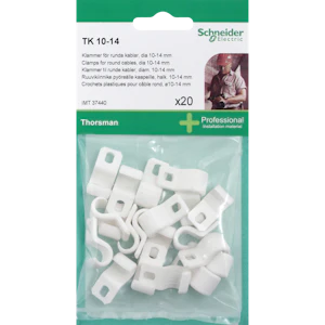 schneider electric Clamps tk 43752 white 20pcs