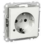 EXXACT OUTLET 1S/16A/IP21 LED WHITE