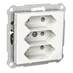 EXXACT OUTLET 3E/16A/IP21 WHITE