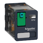 PLUG-IN RELAY RPM 12VDC 2C/O 15A