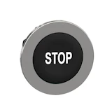 TRYCKKNAPP SVART INF VIT STOP