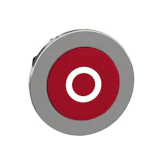 TRYCKKNAPP RÖD HÖG INF VIT O