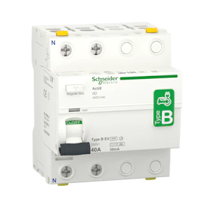 schneider electric Residual current device acti 9 rccb b ev 2p 40a 30ma
