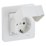 SOCKET OUTLET SSO WITH RCD COMP. FLUSH IP44