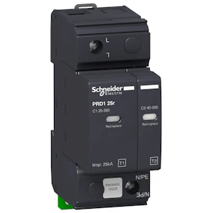 schneider electric Överspänningsskydd prd1 25r 1p remote type 1+2