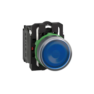 schneider electric Valopainike schneider xb5aw36g5 sininen led 120v