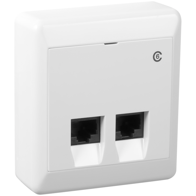 ELKO TELE OUTLET ELKO RS NORDIC MOD 2X8 CAT.6 UTP SURFACE | Accessories ...