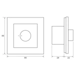 PLUS DIMMER 315 GLE 2POL SO 5037 ELKO