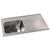 kwc Worktop sink kwc inari 1200 left