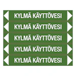 KLISTERMÄRKE ARK (INN. 5ST) KYLMÄ KÄYTTÖVESI 250X40 TA