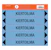 turvakauppa Pipe marking kiertoilma sheet with 5 stickers