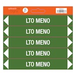 PIPE MARKING LTO MENO SHEET WITH 5 STICKERS