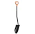 fiskars Spade solid+ xl-blad långt skaft svart