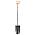 fiskars Spade solid+ xl-blad långt skaft svart