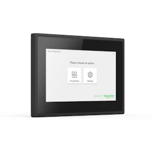 schneider electric Display module knx spacelogic knx touch ip 7 bl