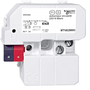 schneider electric Output module knx knx sw.act.fm/230/16