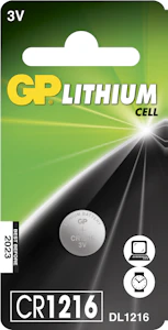 gpbm nordic Batteri knappcelle cr 1216 1-pakk