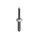 VAN DER VALK NIT ALU 6,3X23,4MM NEOPRENRING