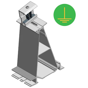 van der valk Pv kiinnike vdv valkpro10 alu rear foot l10° side