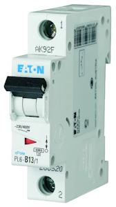 eaton Moodulkaitselüliti pl6 1p 13a c 6ka