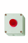 PUSH BUTTON ENCLOSURE SIGNAL LAMP RED