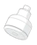 oras Shower head oras 232110 l=80mm 1/2