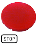 BUTTON PLATE, FLAT, WITH M22-XD-R-GB0