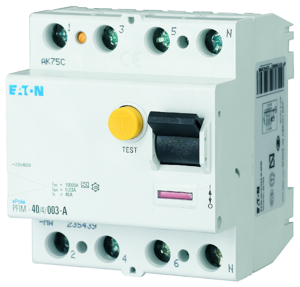 eaton Jordfelsbrytare 40a pfim-40/4/05-a