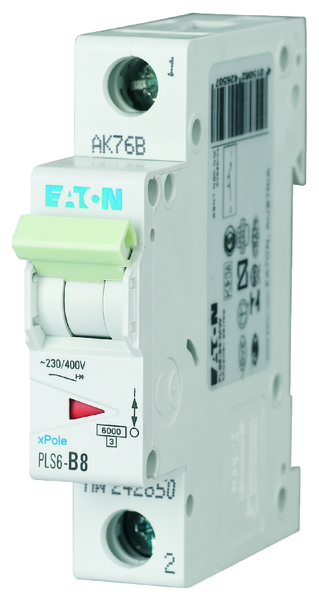 eaton Johdonsuojakatkaisija eaton pls6-b8 6ka 1-nap b 8a