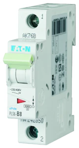 eaton Johdonsuojakatkaisija eaton pls6-b8 6ka 1-nap b 8a
