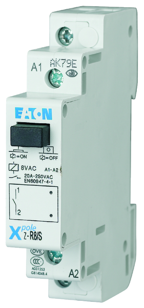 eaton Mellanrelä z-r8/s, 1sulk. 8v50hz
