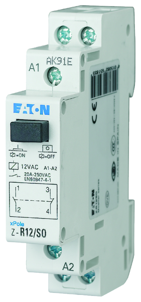 eaton Intermediate relay z-r12/so, 1s/1av. 12v50hz