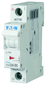 eaton Johdonsuojakatkaisija eaton pls6-c50-dc 6ka dc 1-nap c 50a
