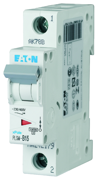 eaton Johdonsuojakatkaisija eaton plsm-d15 10ka 1-nap d 15a