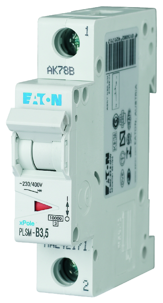 eaton Johdonsuojakatkaisija eaton plsm-d3,5 10ka 1-nap d 3,5a