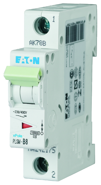 eaton Johdonsuojakatkaisija eaton plsm-b8 10ka 1-nap b 8a