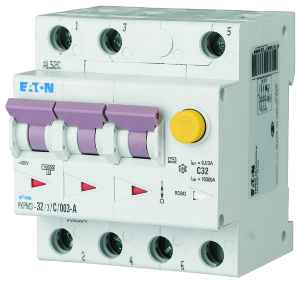 eaton Jordfeilaut. 13a 3p/b g/a-type pkpm3-13/3/b/01-g/a