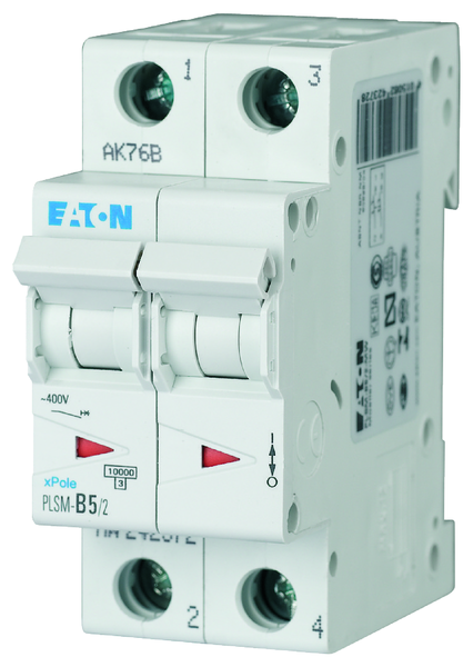 eaton Johdonsuojakatkaisija eaton plsm-c5/2 10ka 2-nap c 5a