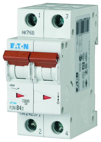 eaton Johdonsuojakatkaisija eaton plsm-d4/2 10ka 2-nap d 4a