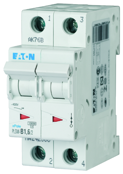 eaton Johdonsuojakatkaisija eaton plsm-b1,6/2 10ka 2-nap b 1,6a