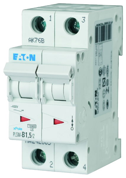 eaton Johdonsuojakatkaisija eaton plsm-d1,5/2 10ka 2-nap d 1,5a