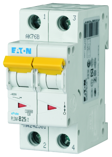 eaton Johdonsuojakatkaisija eaton plsm-b25/2 10ka 2-nap b 25a