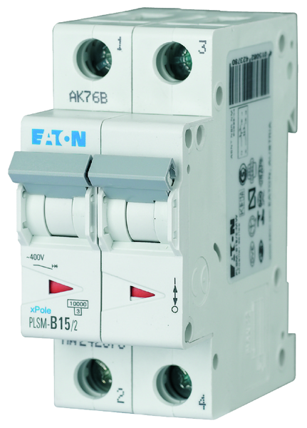 eaton Johdonsuojakatkaisija eaton plsm-d15/2 10ka 2-nap d 15a