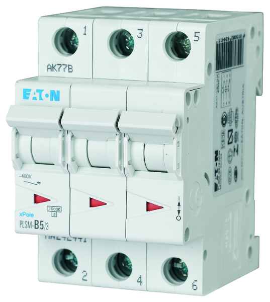 eaton Johdonsuojakatkaisija eaton plsm-d5/3 10ka 3-nap d 5a