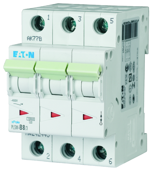 eaton Johdonsuojakatkaisija eaton plsm-d8/3 10ka 3-nap d 8a
