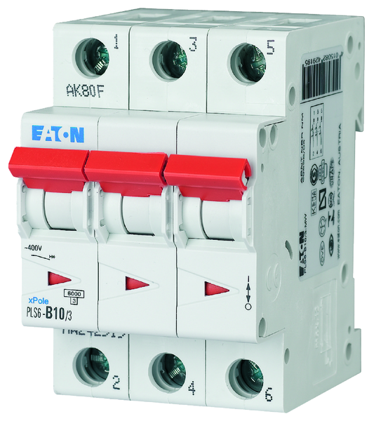 eaton Johdonsuojakatkaisija pls6-c10/3-gv